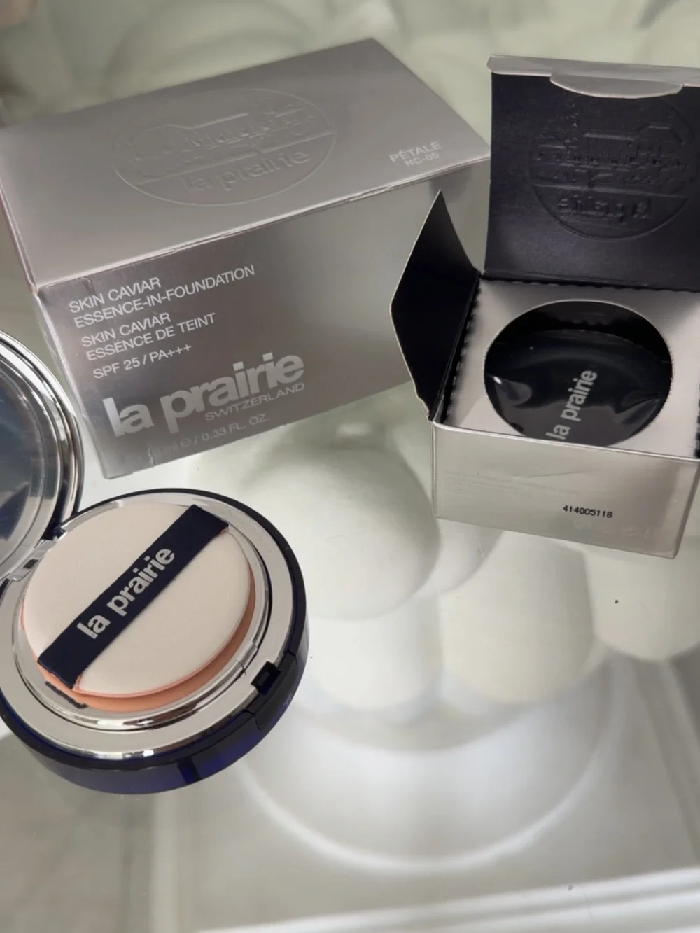 La Prairie Skin Caviar Essence-In-Foundation | Authentic | Compact + Refill